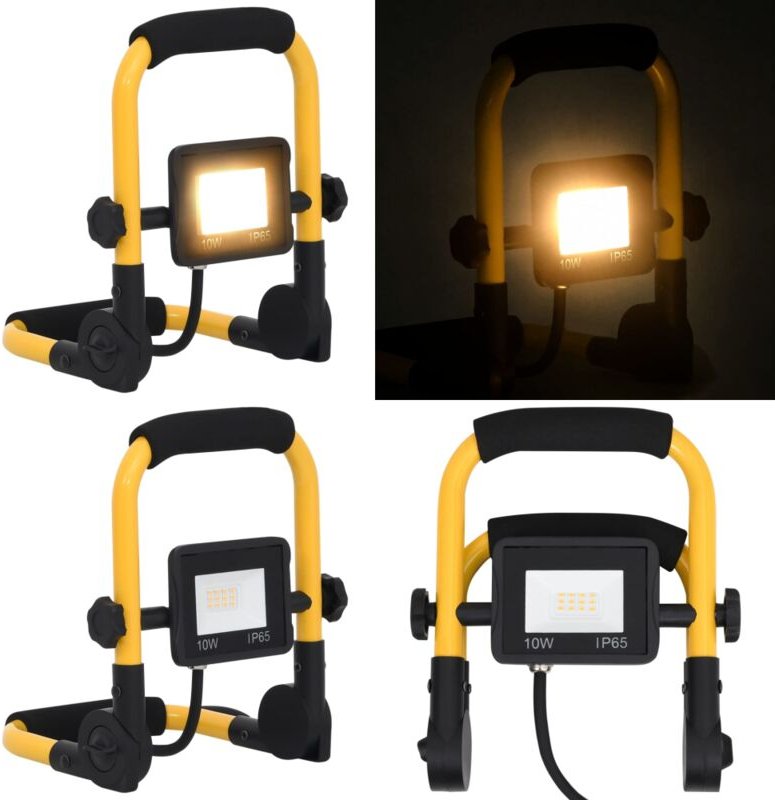 LED-Fluter mit Handgriff 10 w - led Flutlicht - led Flutlichter - Home & Living - Schwarz