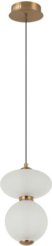 NICO LED-Hängeleuchte Schwarz ITALUX PND-8545-2-AB-WH