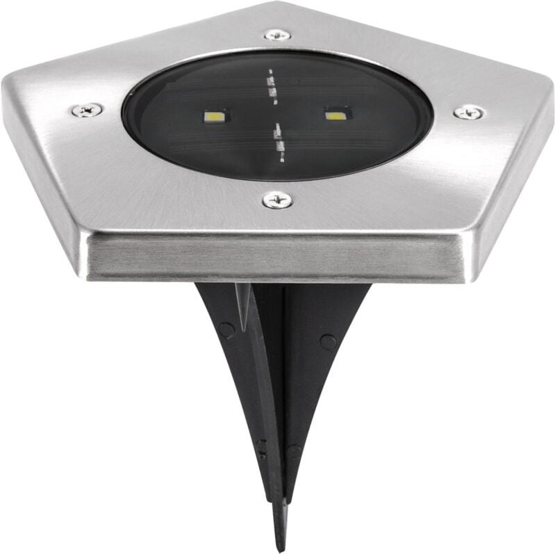 Solar Gartenleuchte GARET V 0,5W 5700K Chrom