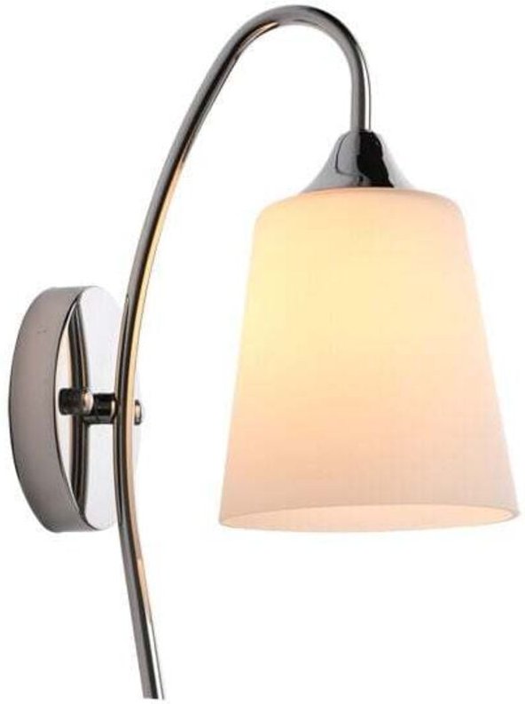 Dekorative Wandleuchte für Schlafzimmer, Glas-Wandleuchte mit Einzelkopf, Lampenschirm aus Glas (ohne Glühbirne)