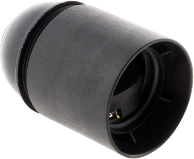 E27 Fassung mit weißem Kunststoffgewinde HBF Centrale Brico