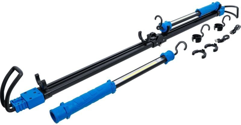 Bgs Technic - COB-LED-Motorhauben-Leuchte mit Akku & Expanderhalterung 2 cob-led Arbeits-Handleuchten