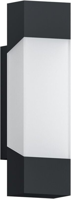Eglo - Led Außen-Wandleuchte Gorzano anthrazit warmweiß Außen-Wandleuchte