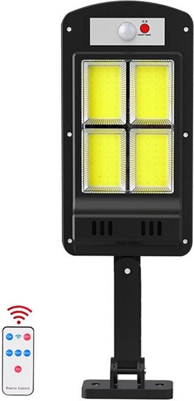 LED-Solarlicht mit Bewegungsmelder und Fernbedienung, 3 Modi, wasserdicht, für Straßengarten, Zaun, Terrasse