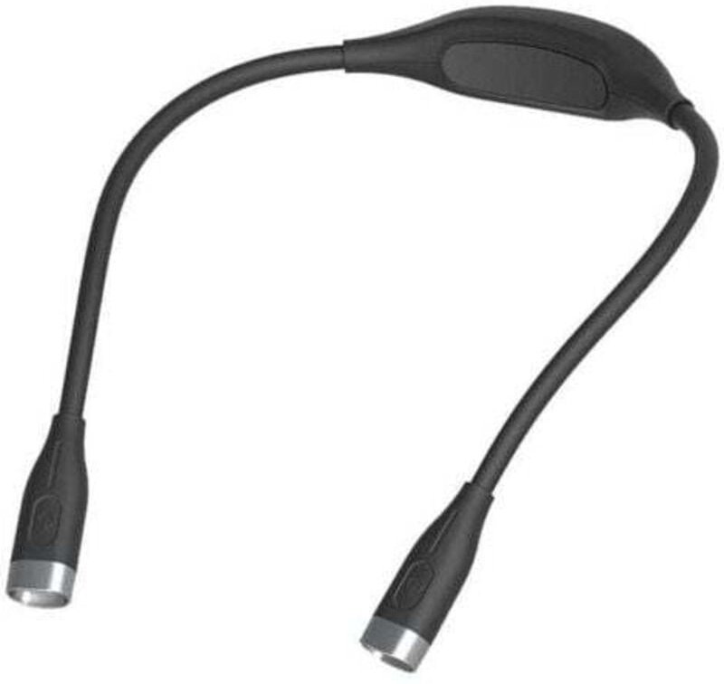 Hals-Leselicht, 4 LED 3-farbiges wiederaufladbares Leselicht, Augenschutz, Buchlicht mit extra langem flexiblem Klapparm...