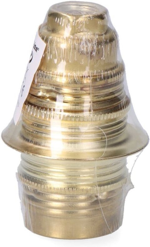 E14 Schraubfassung, vermessingt (eingeschweißt)