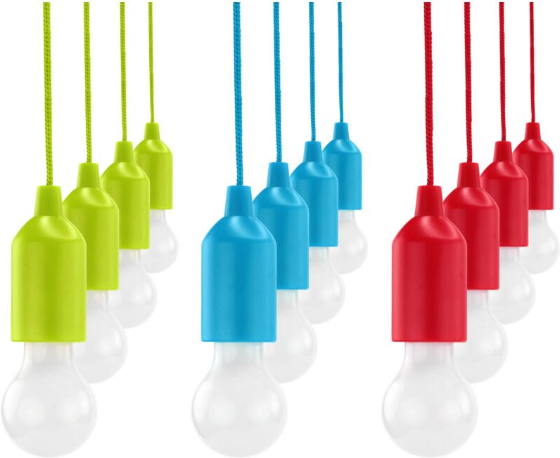 Hycell Gmbh - HyCell Pull-Light PL1W mit Zugschalter, inkl. 3x Micro aaa Batterien