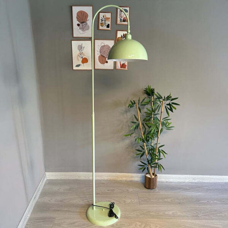 Moderne Stehlampe aus Minzgrün Metall mit Beweglichem Kopfteil, E27-Sockel, Moderne Stehlampe für Wohnzimmer oder Schlaf...