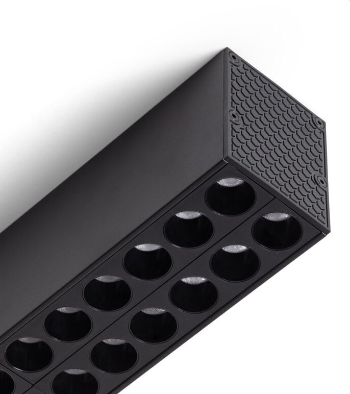 Ledkia - LED-Linearstrahler Optic Aufbau 300mm 24W CRI90 UGR16 4000K Neutralweiß