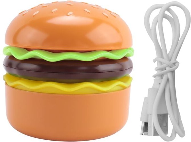 Tlily - Niedliche Schreibtischlampe für Kinder, mit verstellbarem Schalter und Bleistiftspitzer