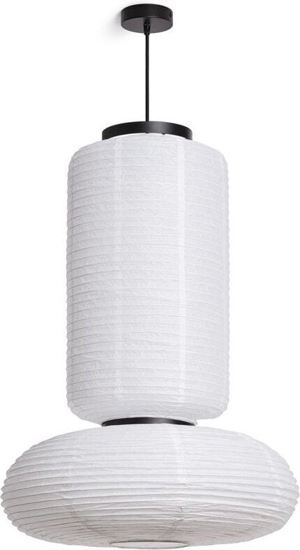 Efectoled - Pendelleuchte Papier Hao Tupai Weiß