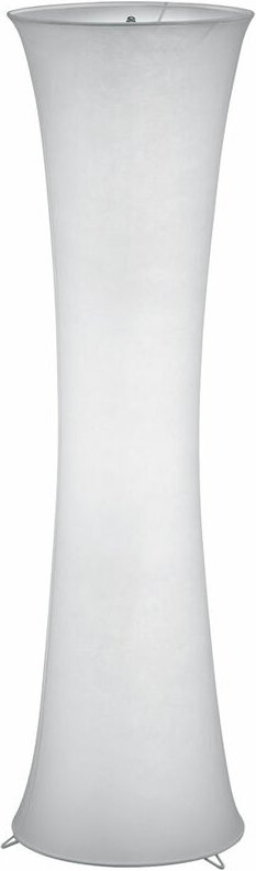 Steh Leuchte Stoff weiß Diele Wohn Zimmer Beleuchtung schaltbar inklusive LED-Leuchtmittel