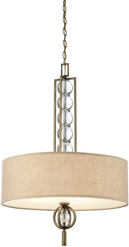 Celestial - 3 Lichtdeckenanhänger Bronze, Beige, E27 - Elstead