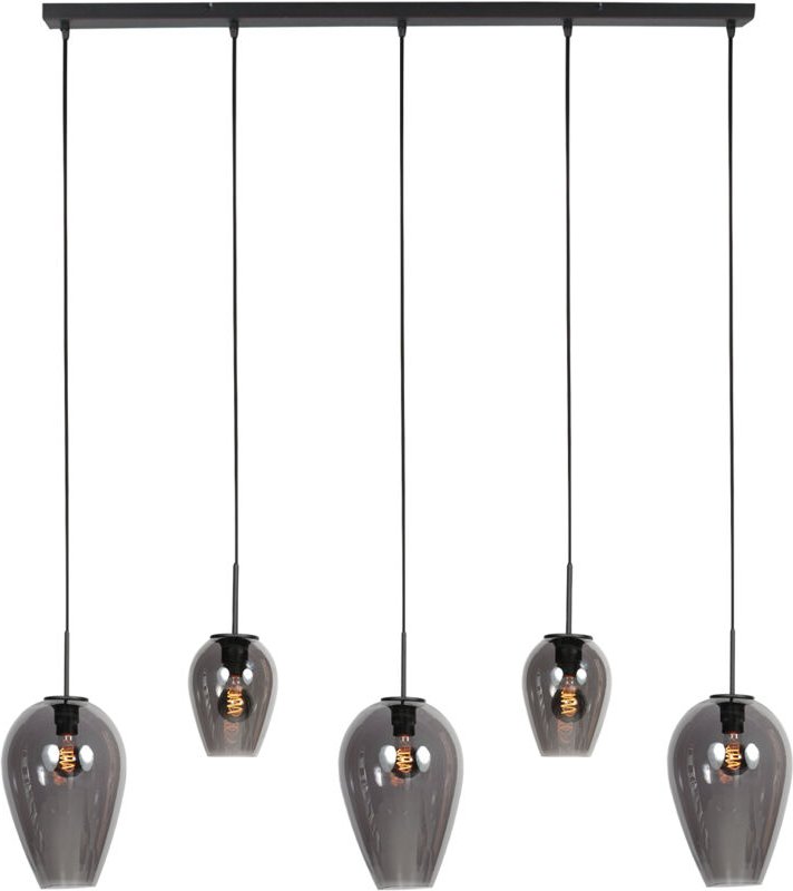 Hängeleuchte - HaloSwap - schwarz - glas - große - Mexlite