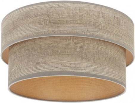 Lampenschirm stehend wohnzimmer smile e27 grau holz 40dx35dx21h