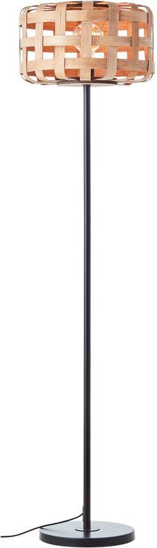 Brilliant Lampe Woodline Stehleuchte Bambus 139cm Metall/Bambus braun 1x A60, E27, 60 W