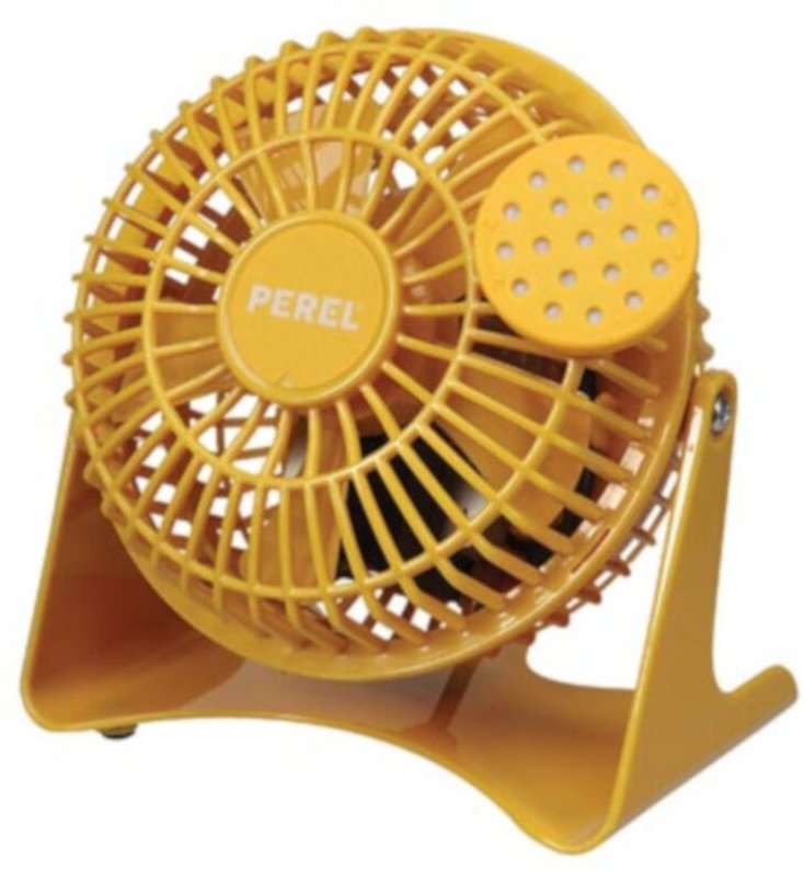 Tischventilator - Ø 10 cm - GELB CFANAM1-Y