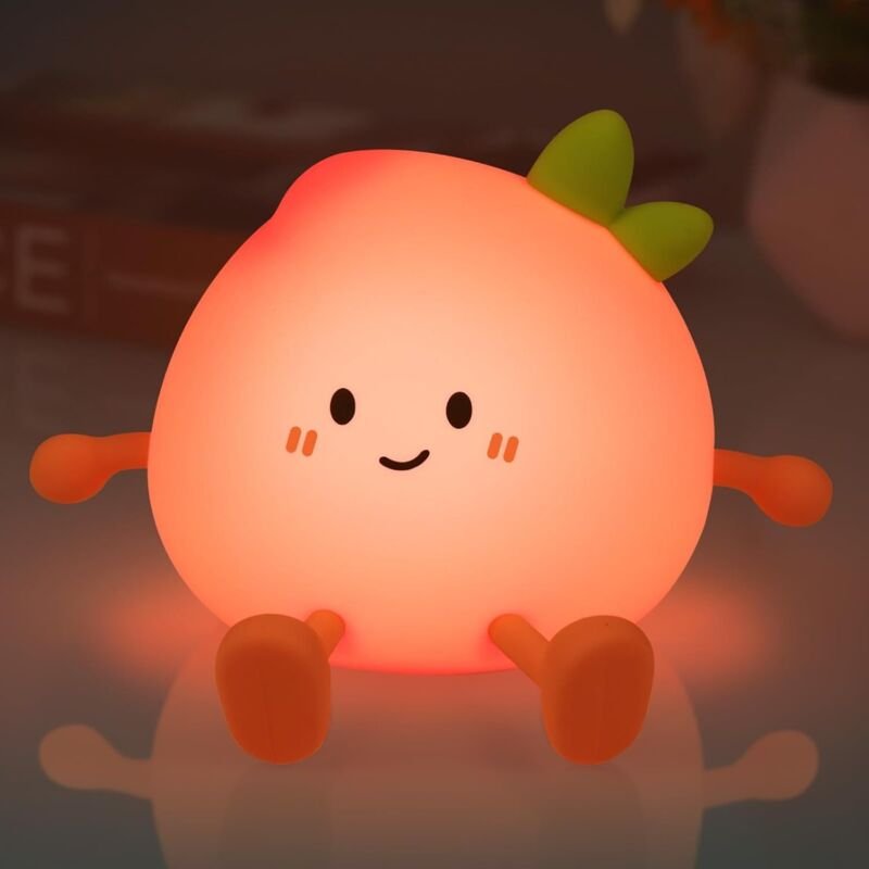 Thumbnail - Nachtlicht für Kinder, Silikon-Nachtlampe für Kinder, wiederaufladbare Tischlampe, Nachttischlampe, dekoratives Nachtlic...