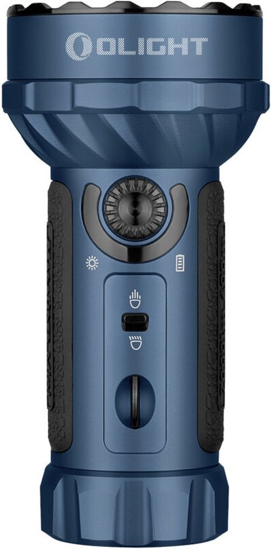 OLight Marauder Mini midnight blue LED Taschenlampe Große Reichweite akkubetrieben 7000 lm 462 g
