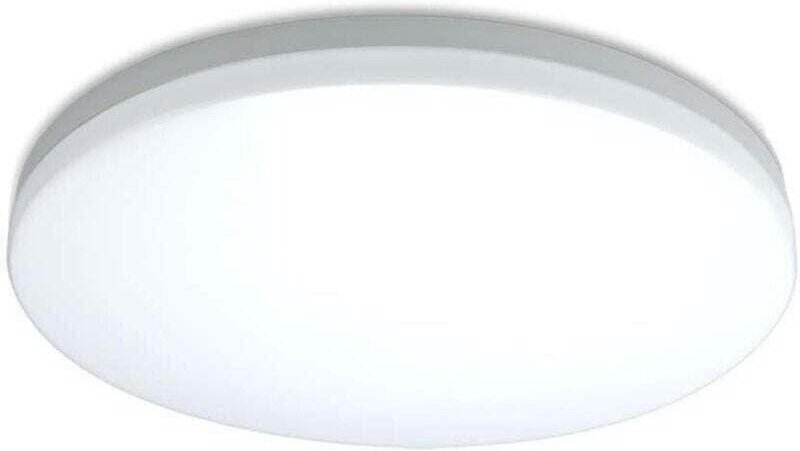 12-W-LED-Deckenleuchte, 23 x 5 cm, IP44 wasserdicht, 4000 K neutralweiß, runde LED-Leuchte für Badezimmer, Schlafzimmer,...