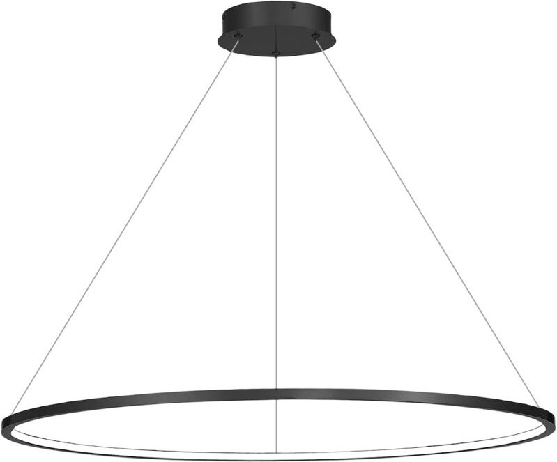 Saturno Schwarze 57W LED-Hängelampe