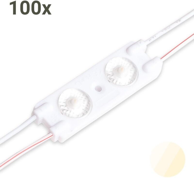 LED Modul 4500K 1W 175° 12V IP67 (100 Stück VPE)