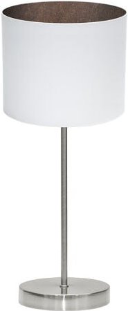 Tischleuchte tatiana 1xe14 nickel/weiß-oxid 42x17x17 cm