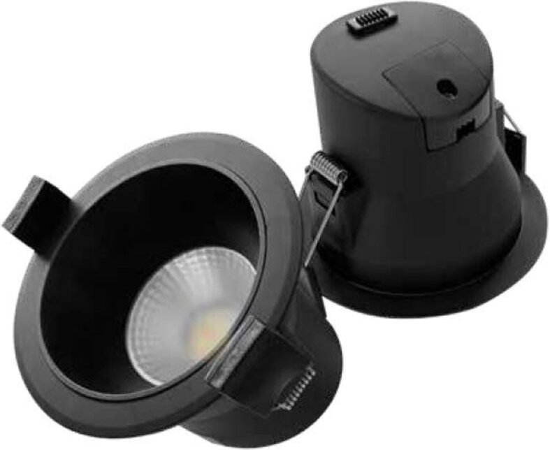 Mandani LED-Einbauleuchte runder Ring 7W 3000/4000/6000K Schwarz