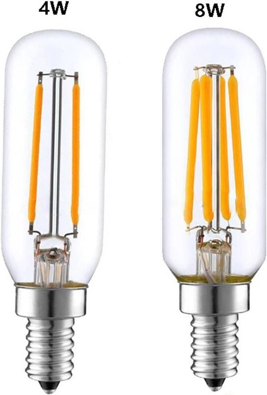 2 LED-Dunstabzugshaubenlampen 4W/8W Kristalllampe warmweiß Halogenlampe 220V