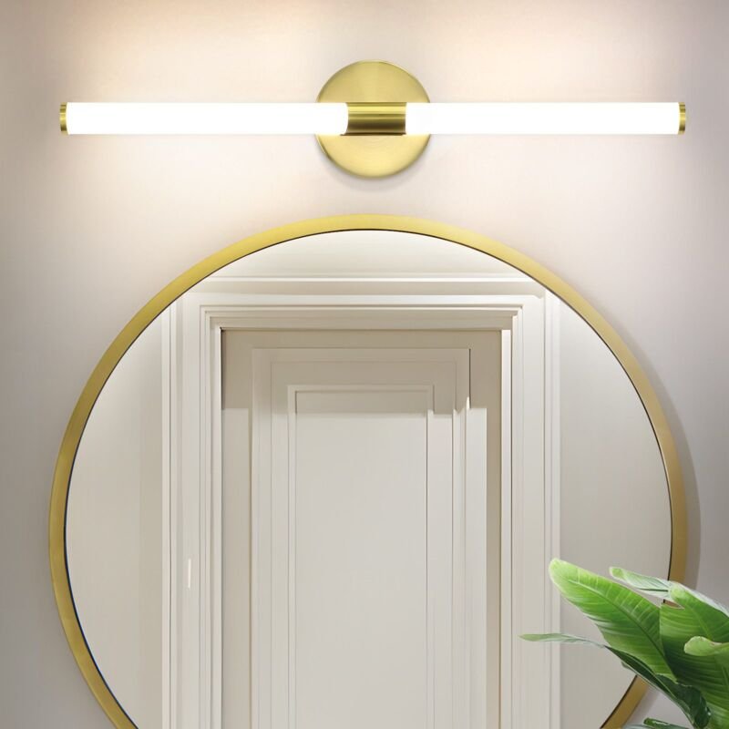 Led Spiegelleuchte Bad Wandlampe - 8W Badlampe Wand Badezimmer Lampe Wandleuchte 4000K Neutralweiß Modern Wasserdicht IP...