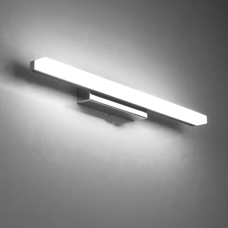 Linghhang - led Spiegelleuchte Badezimmer Wandleuchte 9W Kaltweiß 6000K Moderne Leuchte 800LM 40CM Nicht dimmbar