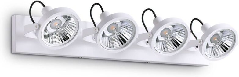 Ideal Lux - Glim - 4 Licht Deckenleuchte Weiß