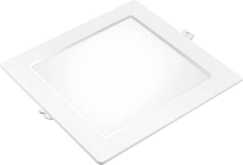 Quadratisches LED-Einbau-Downlight (18 W, 6500 K, 1980 lm), IP20, 22,1 x 22,1 cm, weiße Farbe