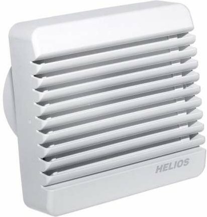 Helios - HelioVent Minilüfter hr 90 ke mit Kugellager und elektr. Verschlußklappe