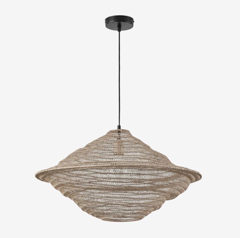 Sklum - Zulma Deckenleuchte aus Eisen Ø65 cm Creme-Beige