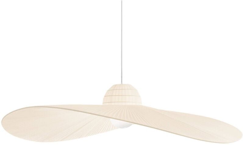 Ideal Lux Madame - 1 Light Dome Deckenpendelleuchte Elfenbein