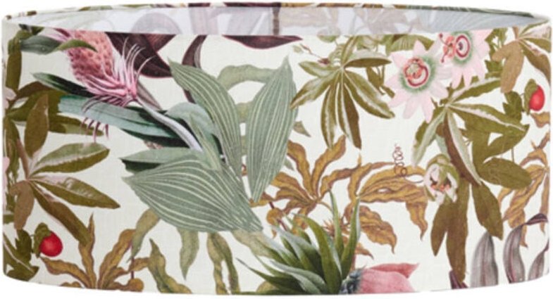 Light & Living - lampenschirm - Isadore - weiß - textil - E27 -