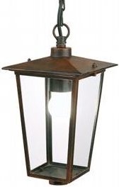 Iperbriko - Hängelampe aus gegossenem Aluminium mit transparenten Glasdiffusoren Rost