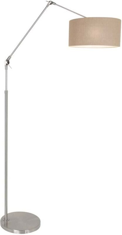 Steinhauer - stehlampe - Prestige Chic - stahl - leinen metall -