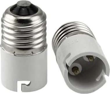 E27 auf B22 Sockelkonverter, Bajonettschraube Glühbirnensockeladapter, Lampenfassung für led/cfl und Glühlampen - Cspark...