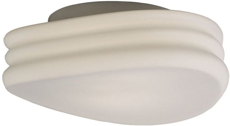 Inspired Mantra - Mediterraneo - Unterputzdecke, Wand 2 Licht E27 Mittel, Mattweißglas