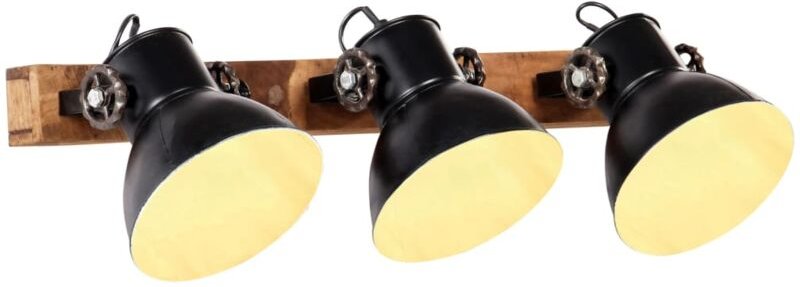 Wandlampe Industriestil Schwarz 65x25 cm E27 vidaXL113722