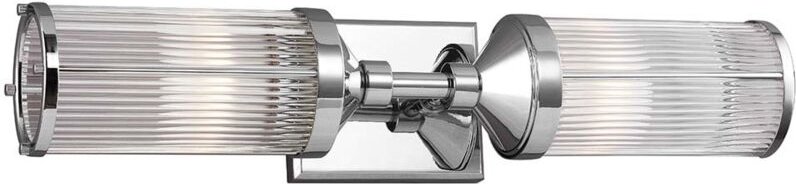 Thumbnail - Paulson - 2 Licht Innenwandleuchte Chrom IP44, G9 - Elstead