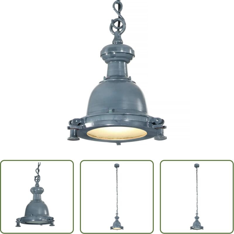 vidaXL Industrielle Dekoration - Pendelleuchte 25x25x138 cm Aluminium