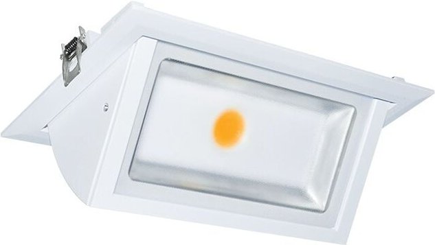 Vision-el - Rechteckiger, neigbarer Einbauspot stella 235x145mm - 3000K Warmweiß - 30W