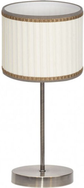 Senko - fabrilamp Tischleuchte mit Display Modell soprano Leder/Beige