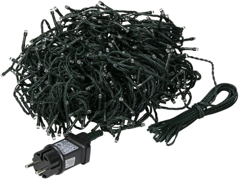 S.i.a - led Lichterkette 27m mit 320 warmweißen LEDs – Für Innen- & Außendekoration