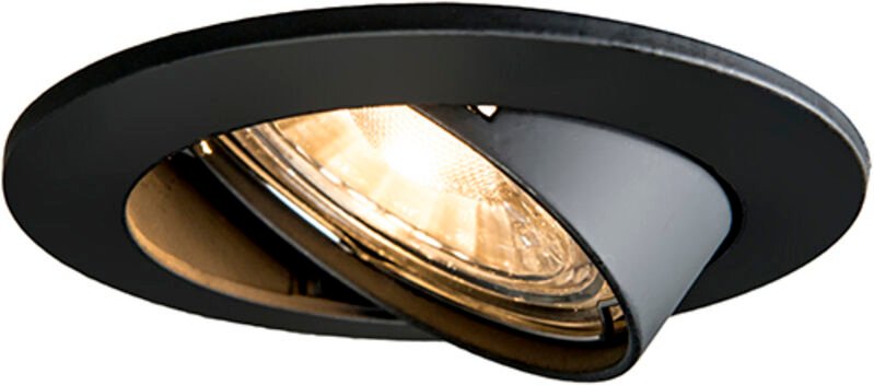 Smart Einbau Spot schwarz kippbar inkl. Wifi GU10 - Edu