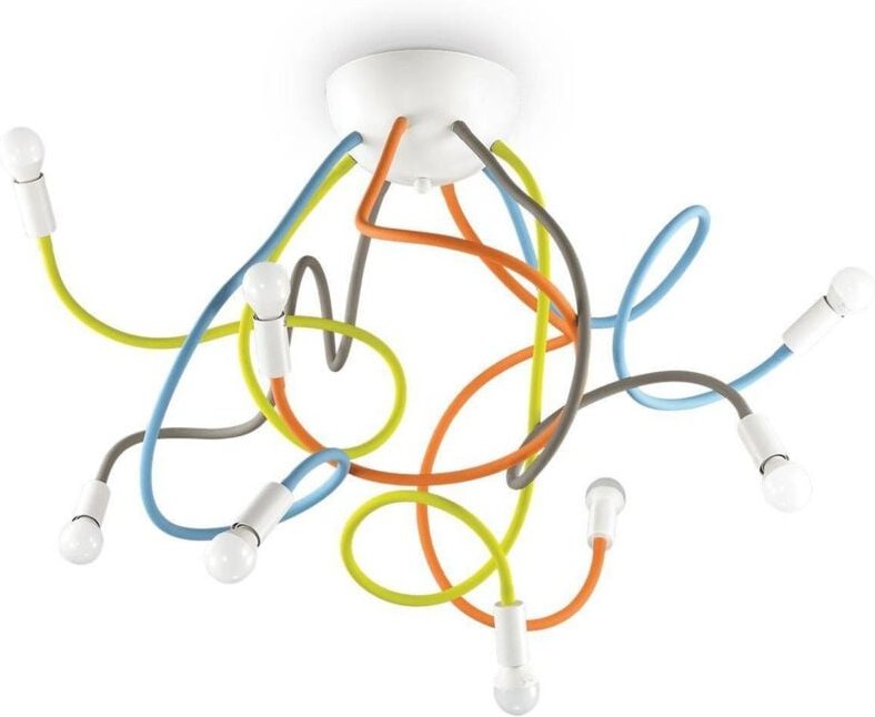 Thumbnail - Ideal Lux - Multiflex - 8 Light Multi Arm Deckenleuchte Multicolor