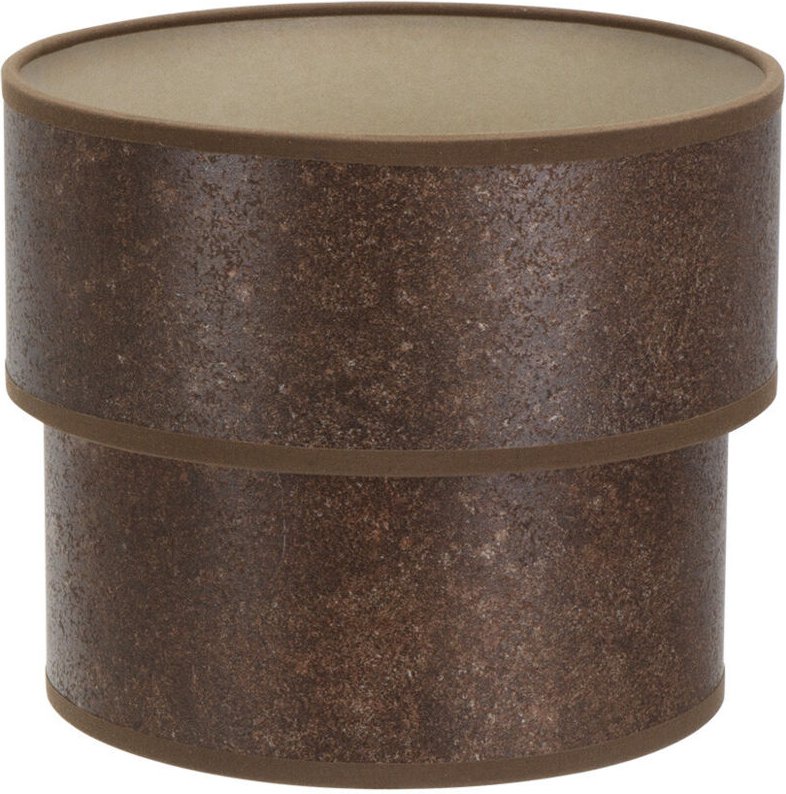 Tischlampenschirm Double Smile Ruggine E14 (18 x 16 x 16 cm), mehrfarbig, nur eine Größe - Fabrilamp